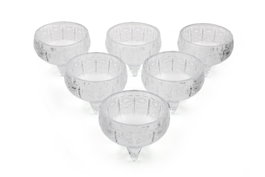 Hermia Juego de 6 Cuencos de Cristal Eye Plain Multicolor
